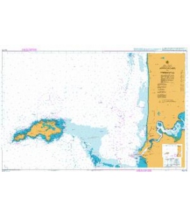 British Admiralty Australian Nautical Chart AUS 112 Approaches to Fremantle