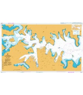 British Admiralty Australian Nautical Chart AUS 202 Port Jackson (Central sheet)  Sydney Harbour