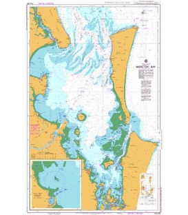 British Admiralty Australian Nautical Chart AUS236 Moreton Bay