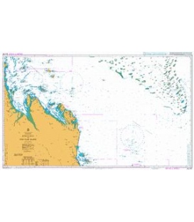 British Admiralty Australian Nautical Chart AUS367 Swain Reefs to Penrith Island